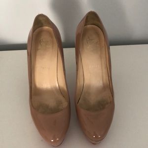Christian Louboutin Tan Heels